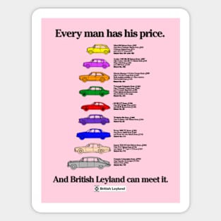 1970s BRITISH LEYLAND ADVERT Sticker